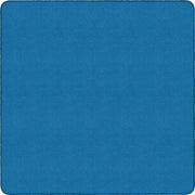 Flagship Carpets Ameristrong Solid Color Rug, 12 ft x 12 ft, Square, Blue Bird, Nylon Fiber, 1 Each