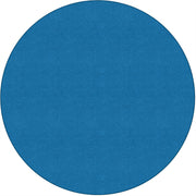 Flagship Carpets Ameristrong Solid Color Rug, 72" Round, Blue Bird, Nylon, Traditional Style, Antimicrobial, Odor & Soil Resistant, Durable, Double Stitched, 1 Each