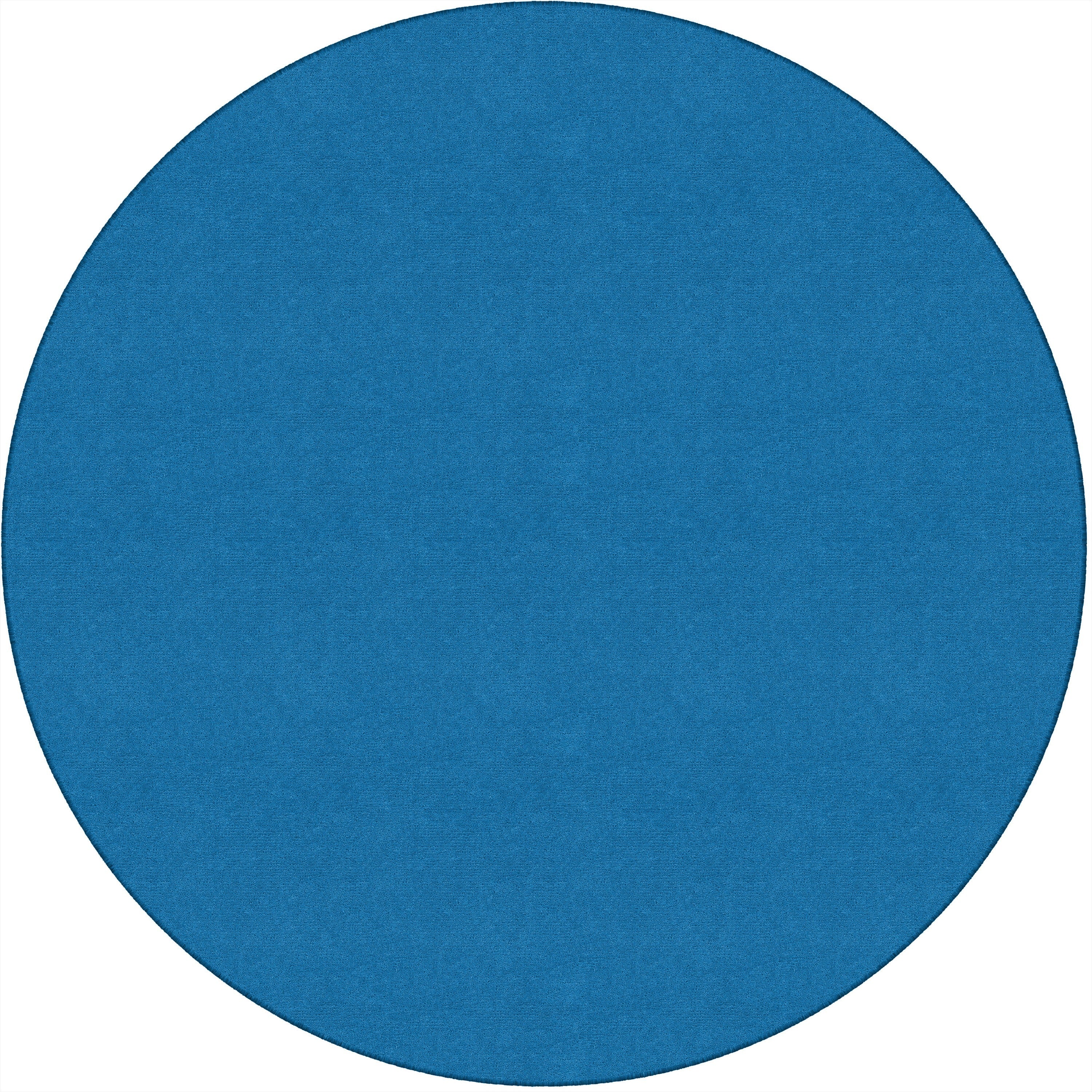 Flagship Carpets Ameristrong Solid Color Rug, 72" Round, Blue Bird, Nylon, Traditional Style, Antimicrobial, Odor & Soil Resistant, Durable, Double Stitched, 1 Each