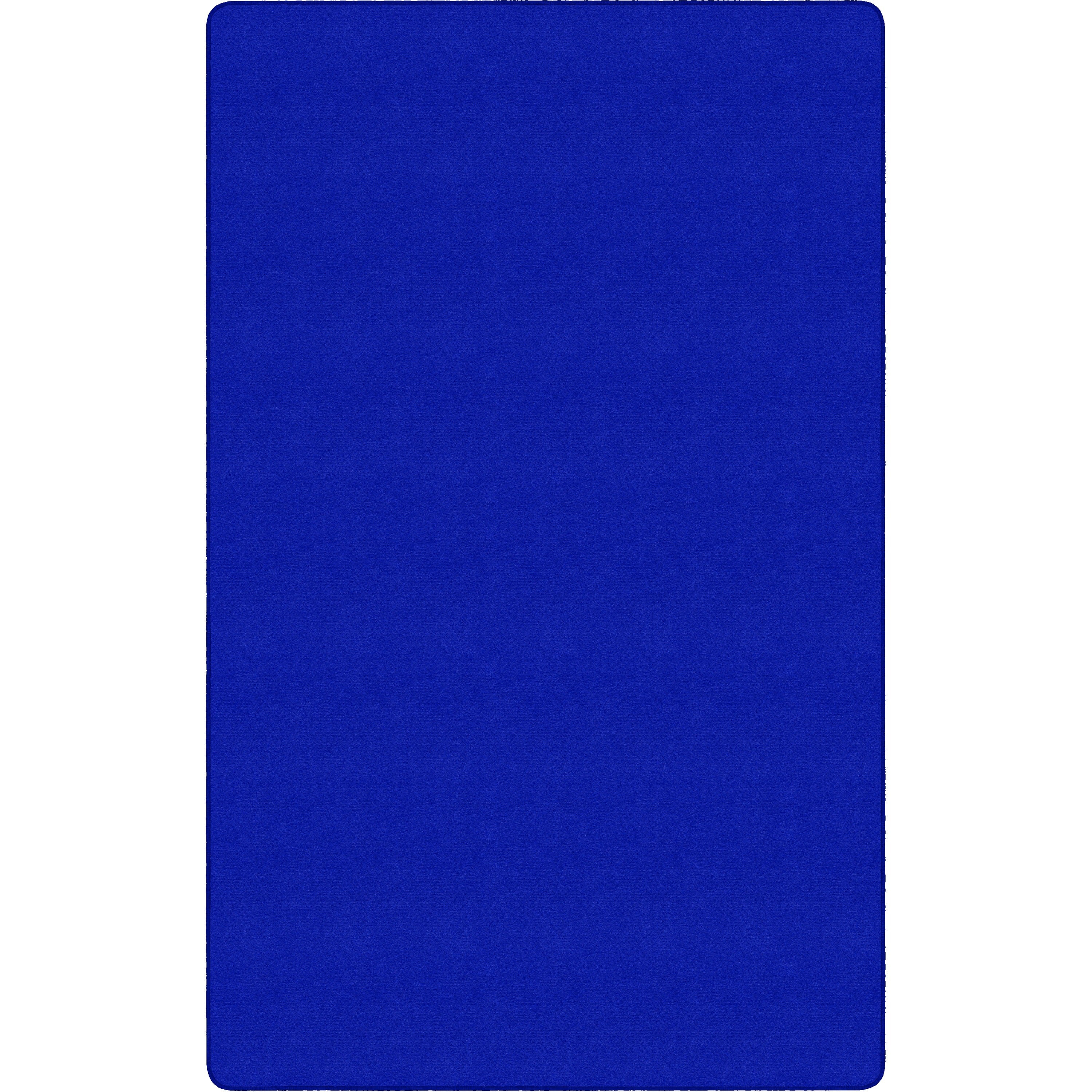 Flagship Carpets Ameristrong Solid Color Rug, Royal Blue, 12 ft x 91.20", Rectangle, Nylon, 1 Each