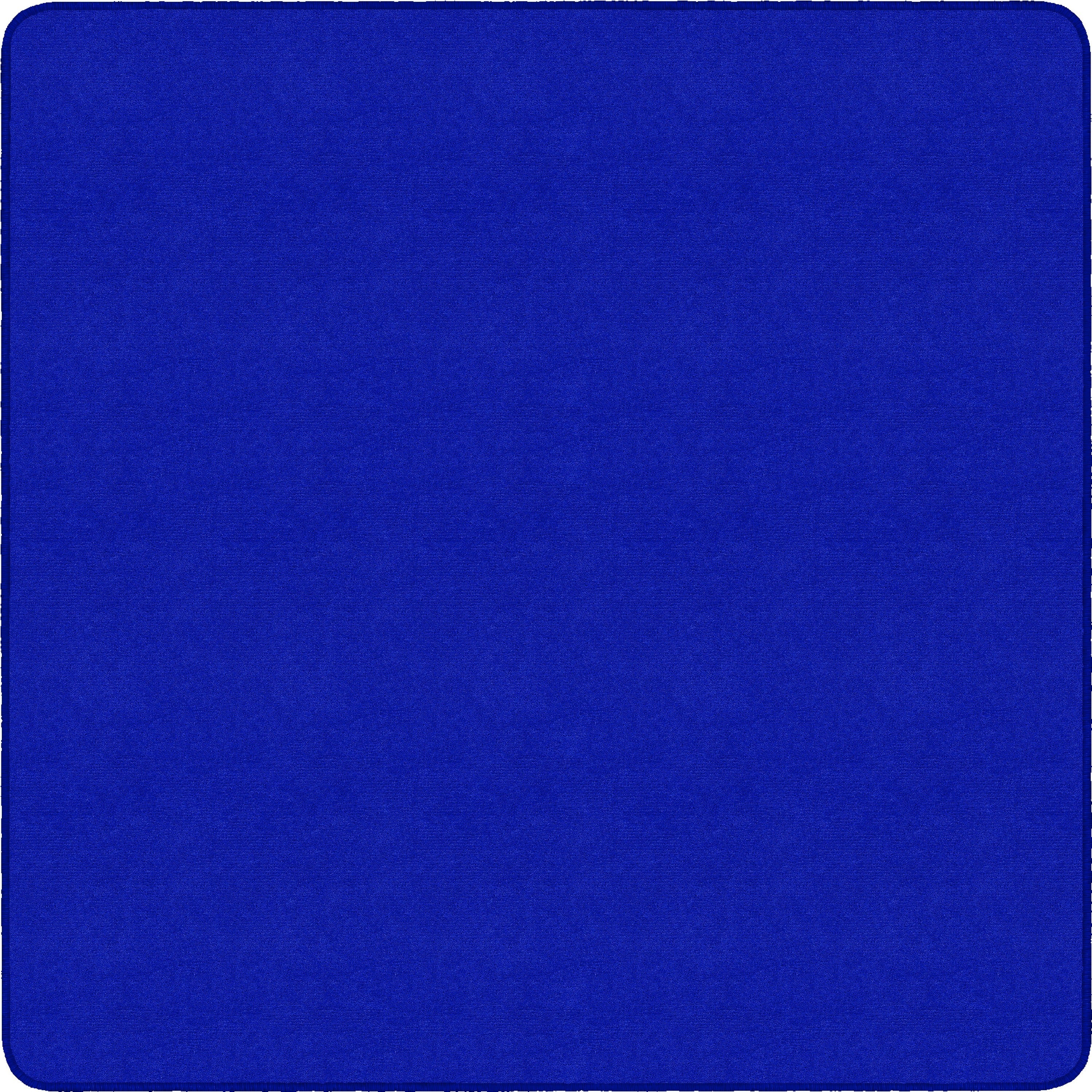 Flagship Carpets Ameristrong Solid Color Rug, Royal Blue, 12 ft x 12 ft, Square, Nylon Fiber, Traditional Style, 1 Each