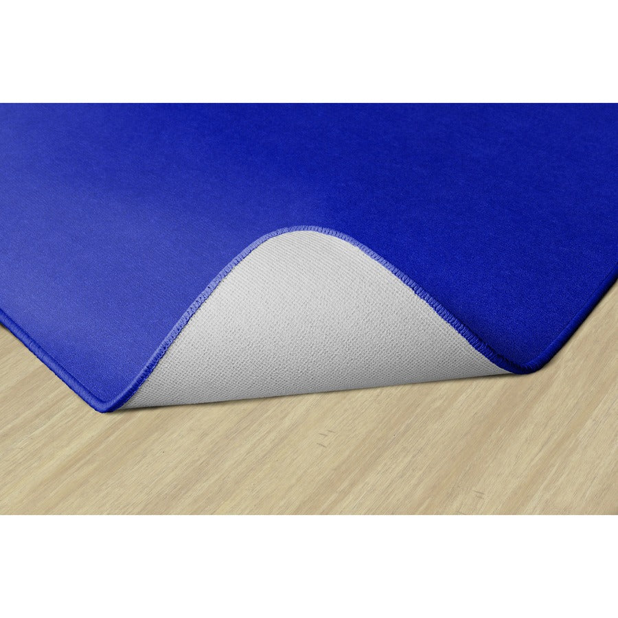 Flagship Carpets Ameristrong Solid Color Rug, Royal Blue, 12 ft x 18 ft, Rectangle, Nylon Fiber, 1 Each