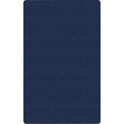 Flagship Carpets Americolors Solid Color Rug, Navy, 72" x 48", Rectangle, Nylon, 1 Each