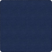 Flagship Carpets Ameristrong Solid Color Rug - Floor Rug - Traditional - 72" Length x 72" Width - Square - Navy - Nylon