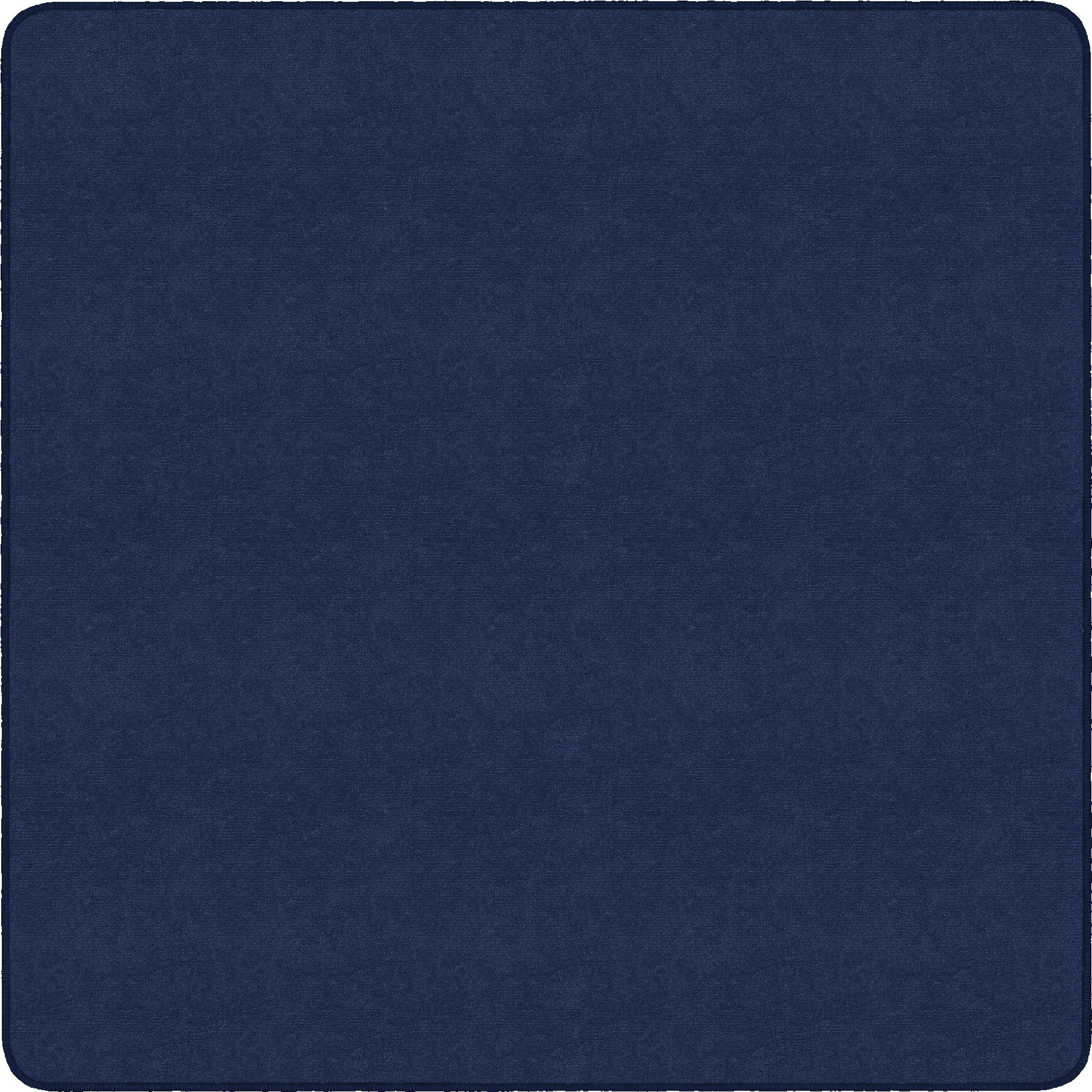 Flagship Carpets Ameristrong Solid Color Rug - Floor Rug - Traditional - 72" Length x 72" Width - Square - Navy - Nylon