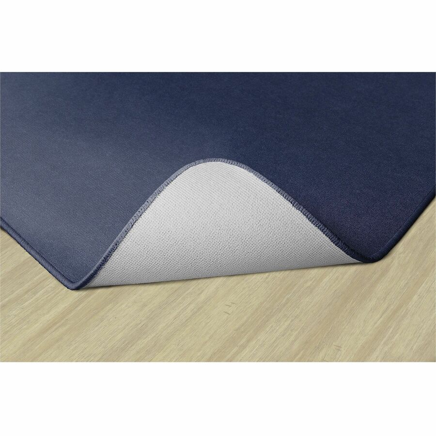 Flagship Carpets Ameristrong Solid Color Rug - Floor Rug - Traditional - 12 ft Length x 91.20" Width - Rectangle - Navy - Nylon