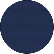 Flagship Carpets Ameristrong Solid Color Rug - Floor Rug - Traditional - 72" Diameter - Round - Navy - Nylon
