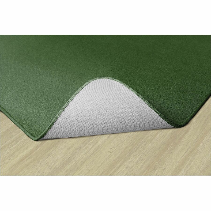 Flagship Carpets Americolors Solid Color Rug - Floor Rug - Traditional - 72" Length x 48" Width - Rectangle - Clover - Nylon