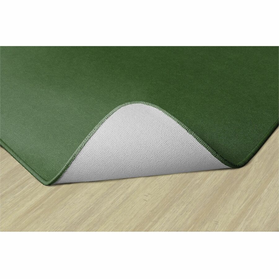 Flagship Carpets Ameristrong Solid Color Rug - Floor Rug - Traditional - 108" Length x 72" Width - Rectangle - Clover - Nylon