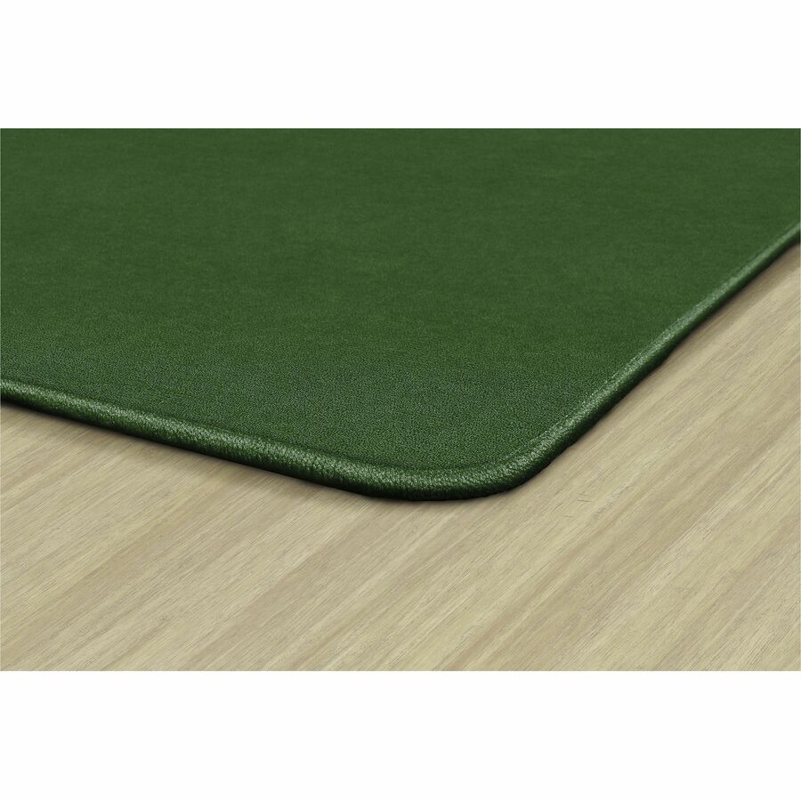 Flagship Carpets Ameristrong Solid Color Rug - Floor Rug - Traditional - 12 ft Length x 91.20" Width - Rectangle - Clover - Nylon