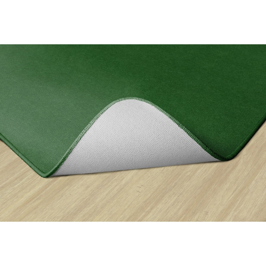 Flagship Carpets Ameristrong Solid Color Rug - Traditional - 12 ft Length x 18 ft Width - Rectangle - Clover - Fiber, Nylon