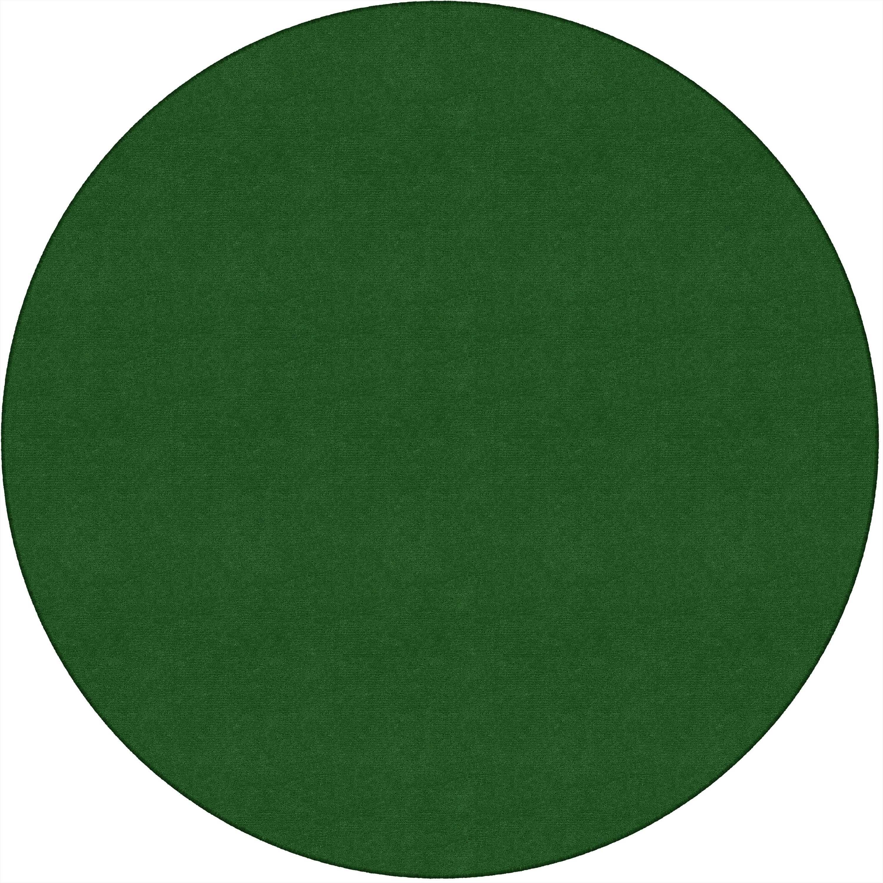 Flagship Carpets Ameristrong Solid Color Rug - Floor Rug - Traditional - 72" Diameter - Round - Clover - Nylon