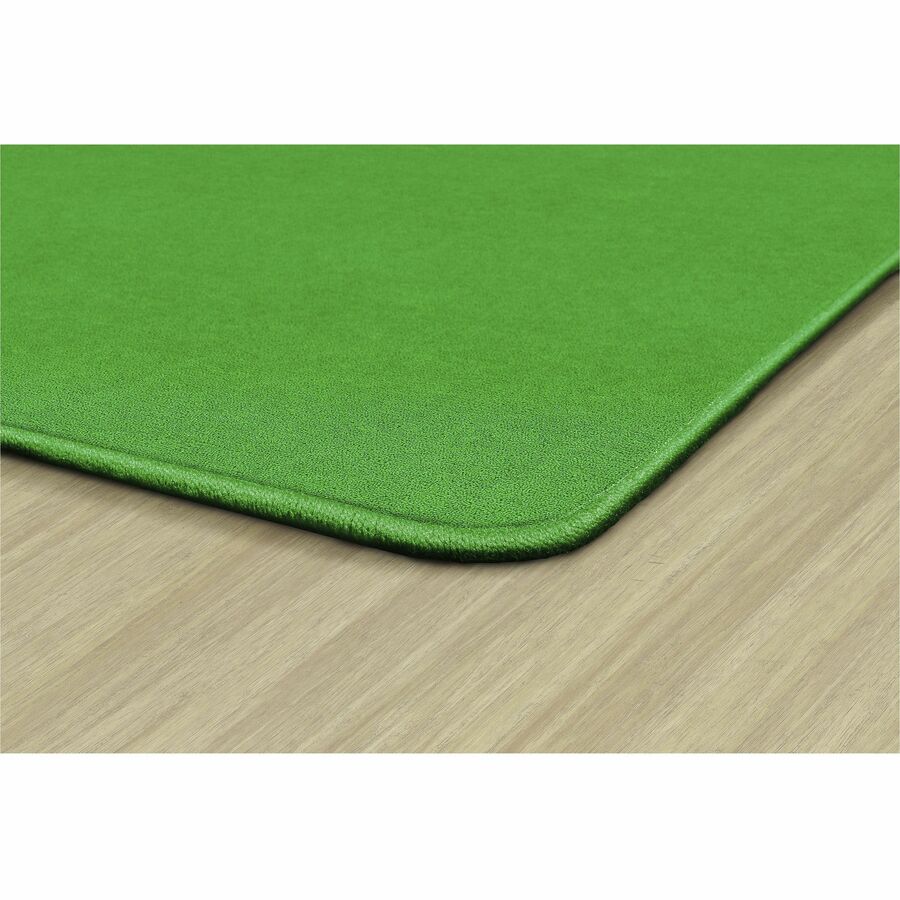 Flagship Carpets Americolors Solid Color Rug - Floor Rug - Traditional - 72" Length x 48" Width - Rectangle - Lime Green - Nylon