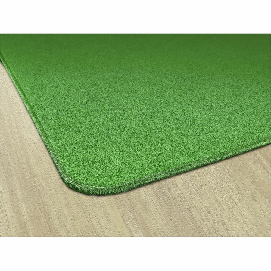 Flagship Carpets Americolors Solid Color Rug - Floor Rug - Traditional - 72" Length x 48" Width - Rectangle - Lime Green - Nylon