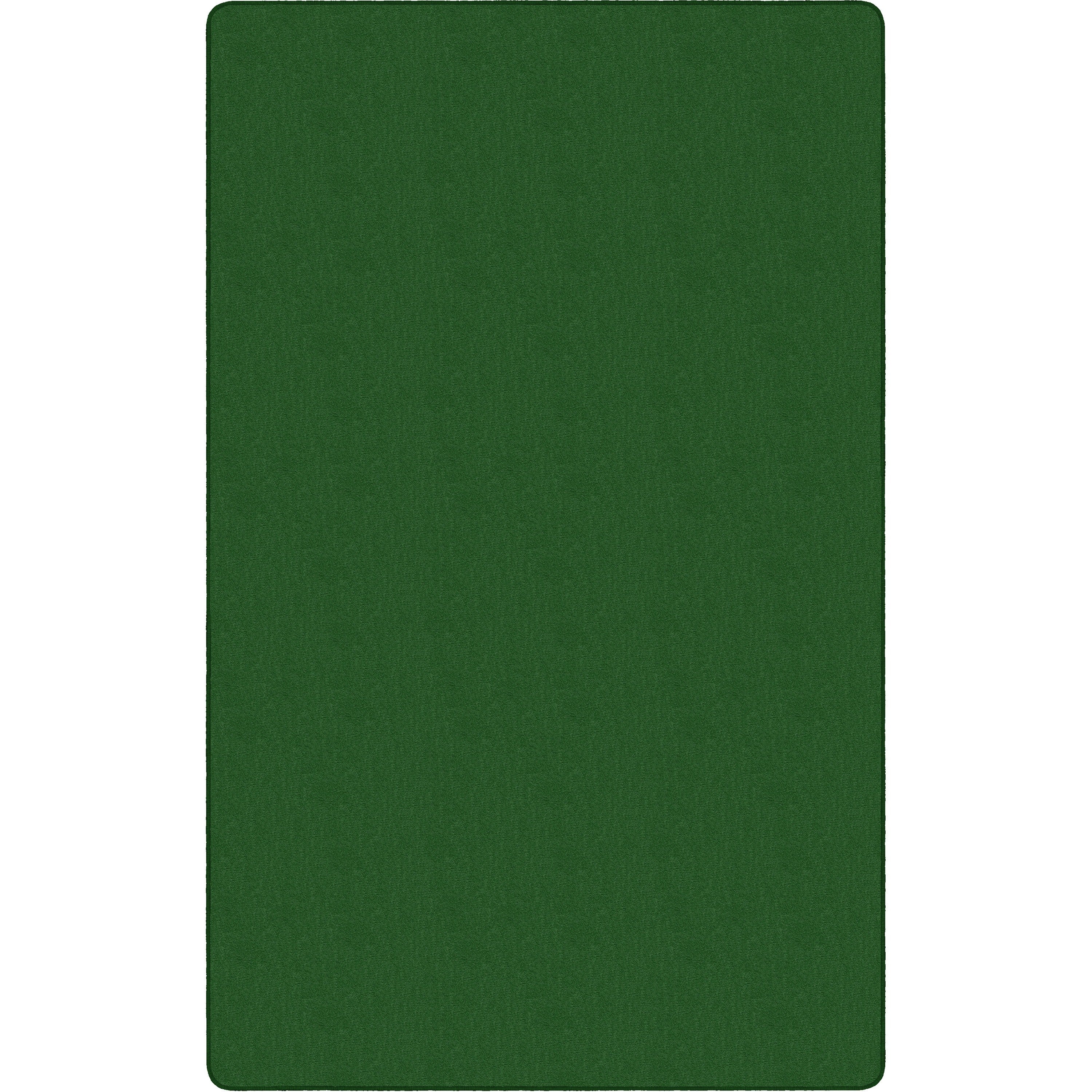 Flagship Carpets Americolors Solid Color Rug - Floor Rug - Traditional - 15 ft Length x 12 ft Width - Rectangle - Clover - Nylon, Yarn