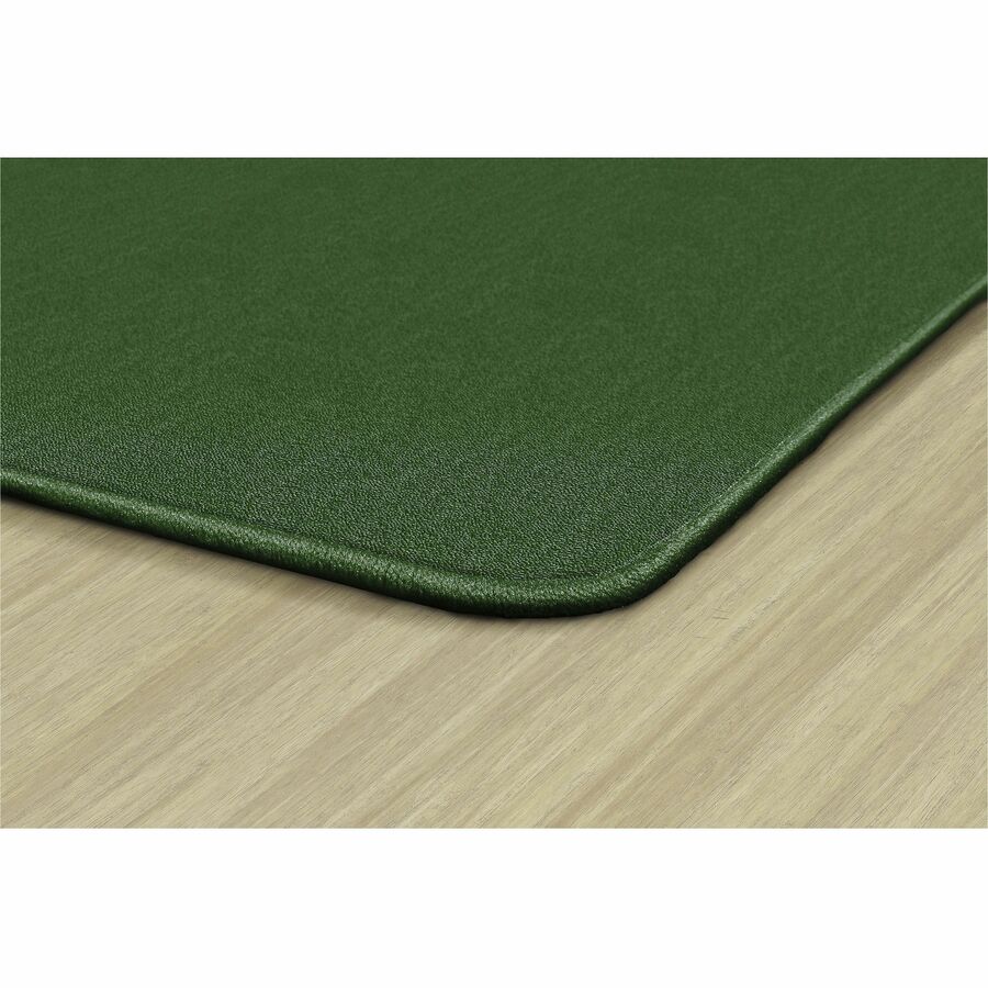 Flagship Carpets Americolors Solid Color Rug - Floor Rug - Traditional - 15 ft Length x 12 ft Width - Rectangle - Clover - Nylon, Yarn