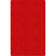 Flagship Carpets Amerisoft Solid Color Rug - 108" Length x 72" Width - Rectangle - Classic Red - Nylon, Polyester