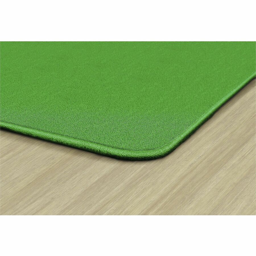 Flagship Carpets Americolors Solid Color Rug - Floor Rug - Traditional - 72" Length x 48" Width - Rectangle - Lime Green - Nylon, Yarn