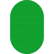 Flagship Carpets Ameristrong Solid Color Rug - Traditional - 91.20" Length x 12 ft Width - Oval - Lime Green - Fiber, Nylon