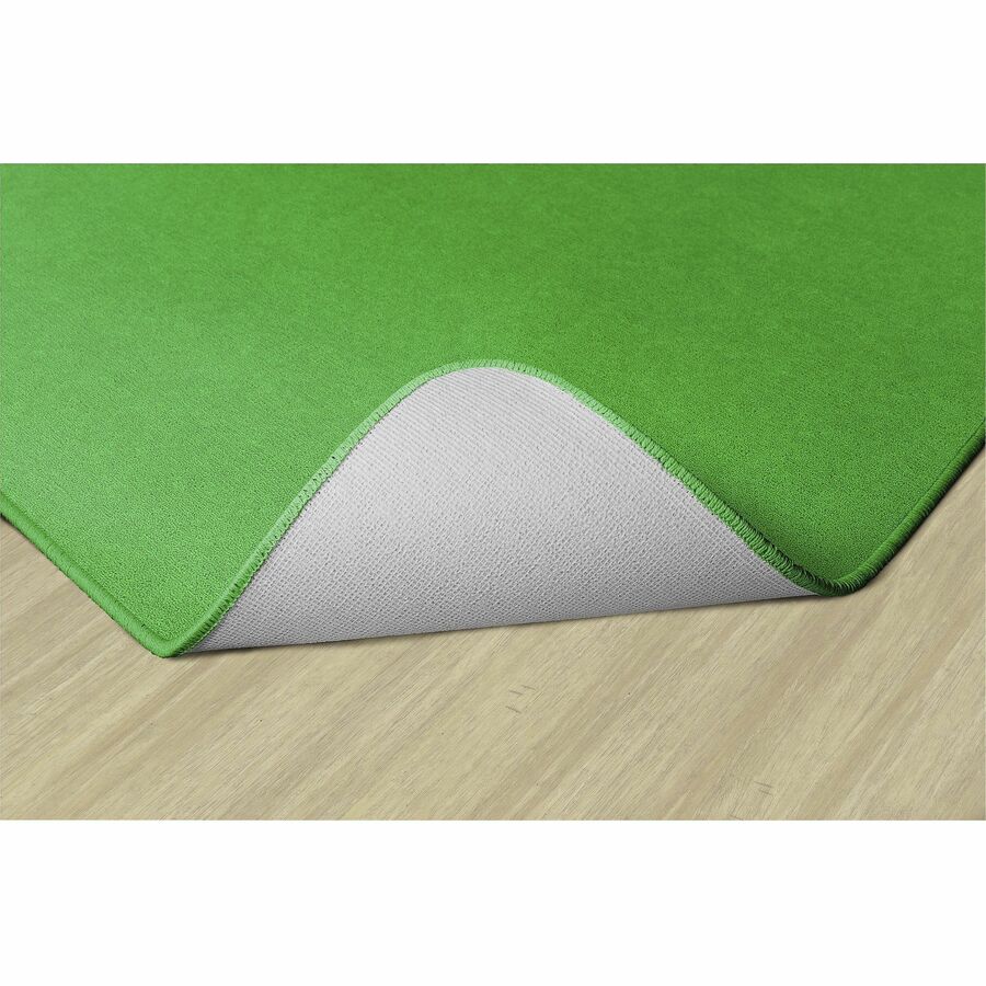 Flagship Carpets Ameristrong Solid Color Rug - Floor Rug - Traditional - 108" Length x 72" Width - Rectangle - Lime Green - Nylon