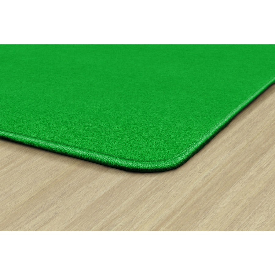 Flagship Carpets Ameristrong Solid Color Rug - Traditional - 12 ft Length x 12 ft Width - Square - Lime Green - Fiber, Nylon