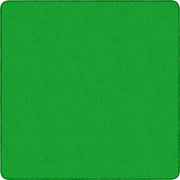 Flagship Carpets Classic Solid Color 12' Square Rug - Floor Rug - Traditional - 12 ft Length x 12 ft Width - Square - Lime Green - Nylon, Yarn