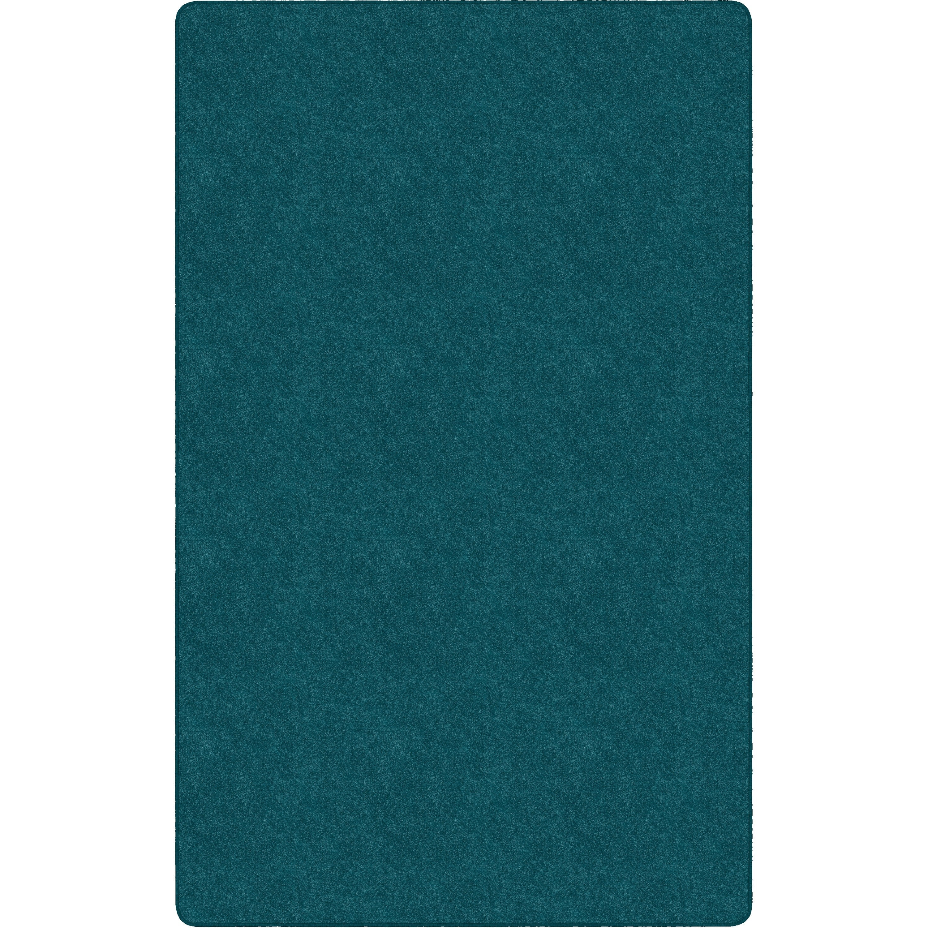 Flagship Carpets Amerisoft Solid Color Rug - 18 ft Length x 12 ft Width - Rectangle - Marine Blue - Nylon, Polyester