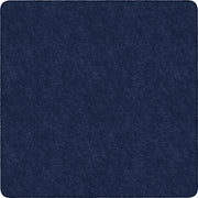 Flagship Carpets Amerisoft Solid Color Rug - 12 ft Length x 12 ft Width - Square - Navy Blue - Nylon, Polyester