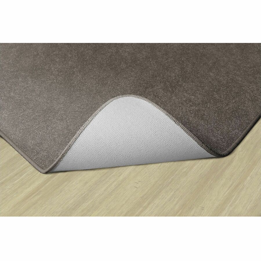 Flagship Carpets Amerisoft Solid Color Rug - 48" Length x 72" Width - Rectangle - Wheat - Polyester, Nylon