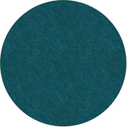 Flagship Carpets Amerisoft Solid Color Rug - 72" Diameter - Round - Marine Blue - Nylon, Polyester