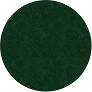 Flagship Carpets Amerisoft Solid Color Rug - 72" Diameter - Round - Emerald Green - Nylon, Polyester