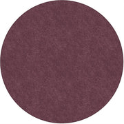 Flagship Carpets Amerisoft Solid Color Rug - 72" Diameter - Round - Plum - Nylon, Polyester