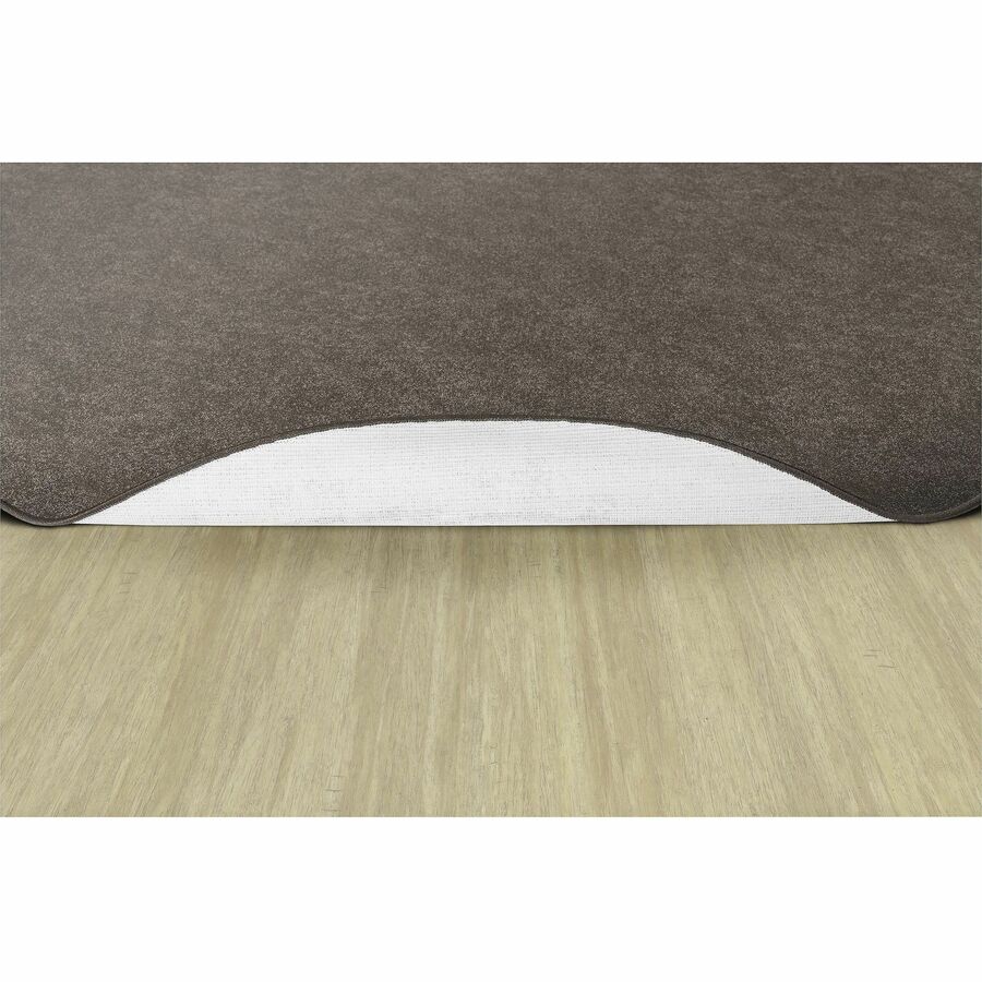 Flagship Carpets Amerisoft Solid Color Rug - 72" Diameter - Round - Wheat - Nylon, Polyester