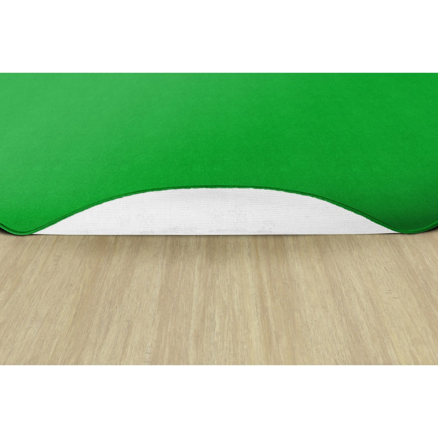 Flagship Carpets Americolors Solid Color Rug - Floor Rug - Traditional - 18 ft Length x 12 ft Width - Rectangle - Lime Green - Nylon, Yarn