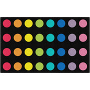 Flagship Carpets Schoolgirl Style Rainbow Dots Rug