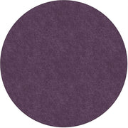 Flagship Carpets Amerisoft Solid Color Rug - 72" Diameter - Round - Purple - Nylon, Polyester
