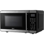 Avanti Countertop Microwave Oven - 0.7 ft³ Capacity - Microwave - 9 Power Levels - 12" Turntable - Countertop - Stainless Steel