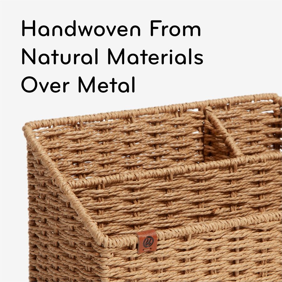U Brands Woven All-in-1 Desk Organizer