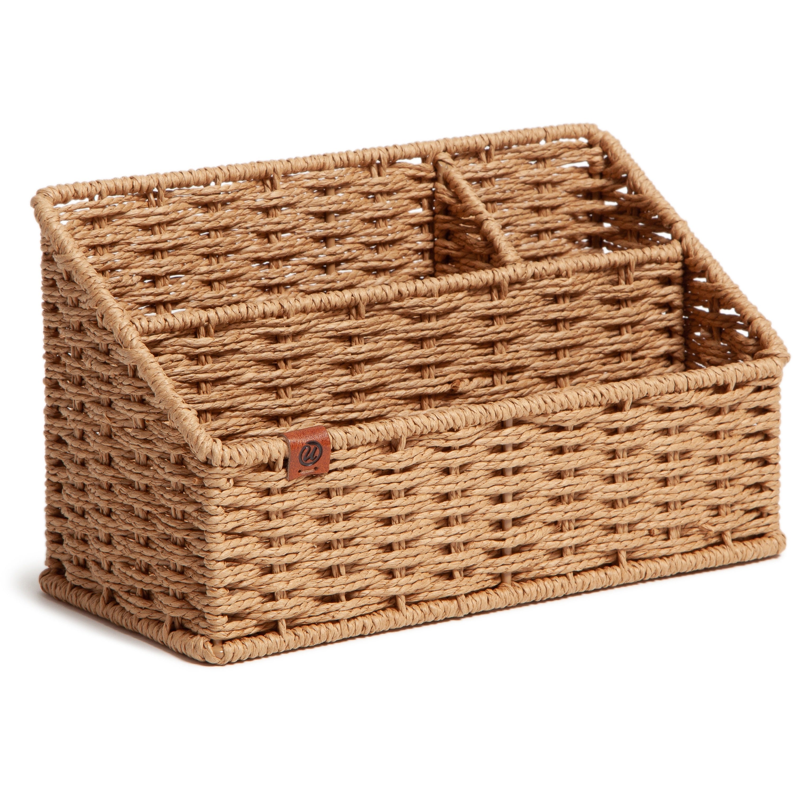 U Brands Woven All-in-1 Desk Organizer
