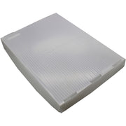 Translucent Plastic Storage Postal Tote Lids - 4 Pack