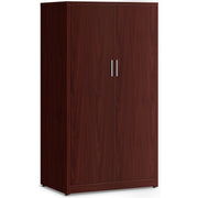 HON 10500 Series Mahogany Laminate Storage Cabinet, 66.6"H x 36"W x 24"D, 5 Shelves (3 Adjustable), Thermofused Laminate, 1 Each