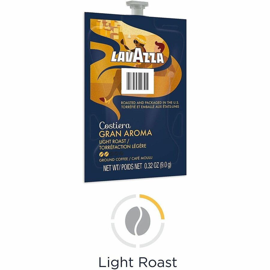 Compatible with Flavia Aroma, Flavia Barista, FLAVIA Creation 600, Flavia Creation 500, Flavia Creation 200, Flavia Creation 150, Flavia Creation 300 - Hot Coffee - Light - Freshpack - Gran Aroma, Arabica, Citrus - 76 / Carton