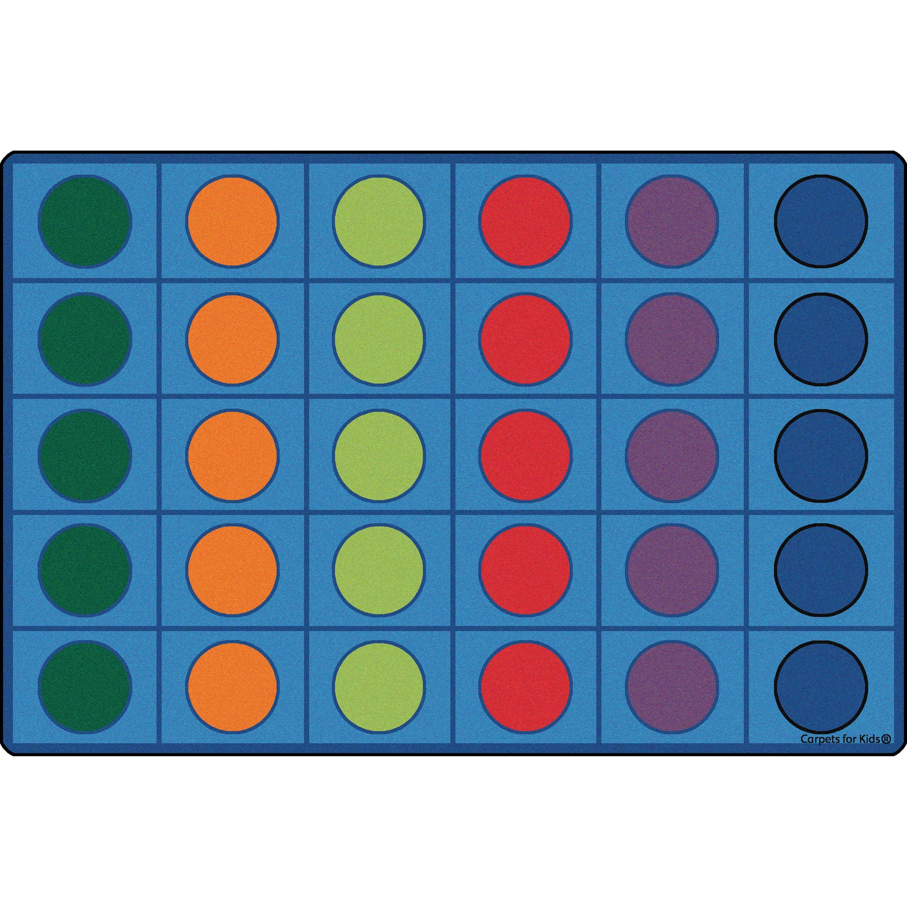 Carpets for Kids&reg; Premium Seating Circles Circletime Rug