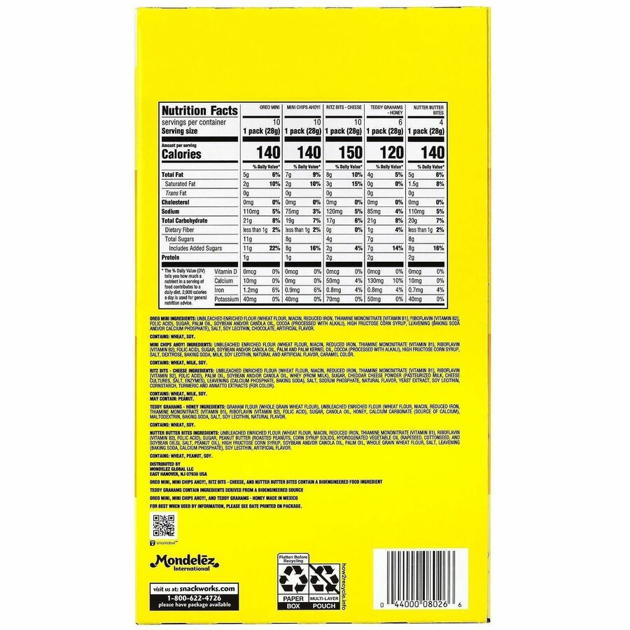 Assorted - 40/Bag - 1 Carton
