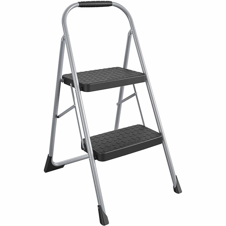 2 Step - 200 lb Load Capacity - Type III - 17.7" Width x 22.8" Depth x 34.6" Height - Platinum, Black