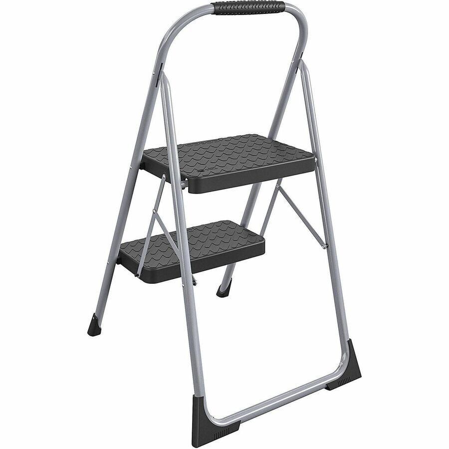 2 Step - 200 lb Load Capacity - Type III - 17.7" Width x 22.8" Depth x 34.6" Height - Platinum, Black