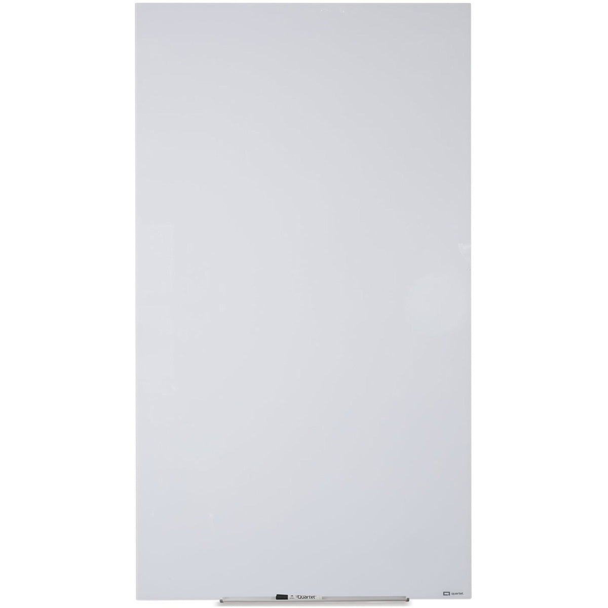 50" (4.2 ft) Width x 28" (2.3 ft) Height - White Glass Surface - Rectangle - Vertical - Magnetic - 1 Each