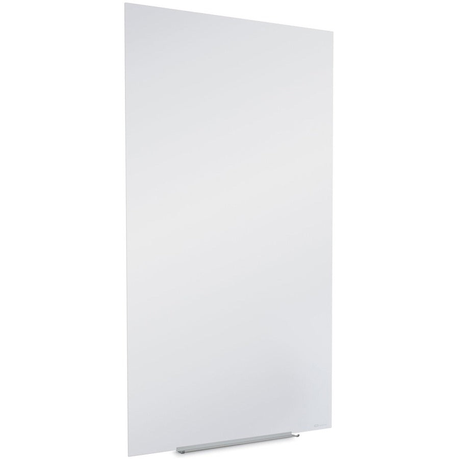 50" (4.2 ft) Width x 28" (2.3 ft) Height - White Glass Surface - Rectangle - Vertical - Magnetic - 1 Each