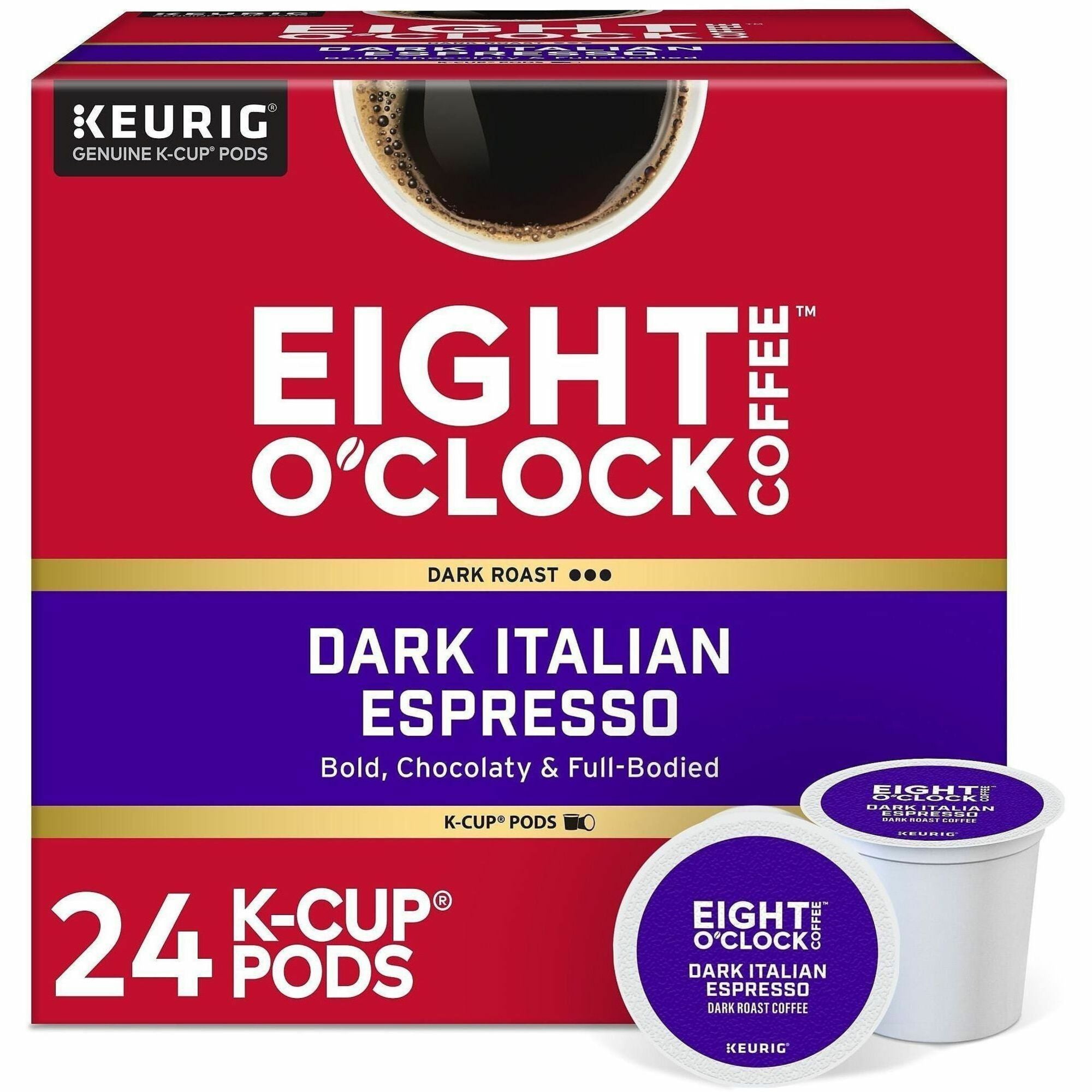 Compatible with Keurig Brewer - Dark - K-Cup - Italian Roast, Arabica - 24 / Box