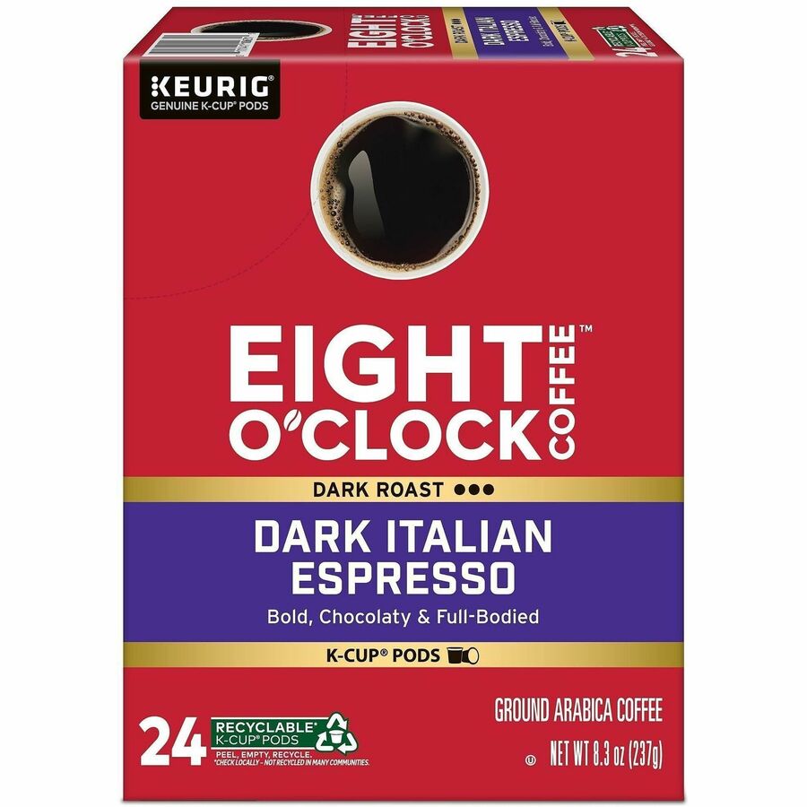 Compatible with Keurig Brewer - Dark - K-Cup - Italian Roast, Arabica - 24 / Box